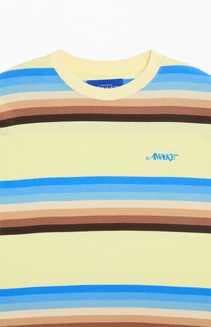 Striped Llama Print Long Sleeve T-Shirt image number 3
