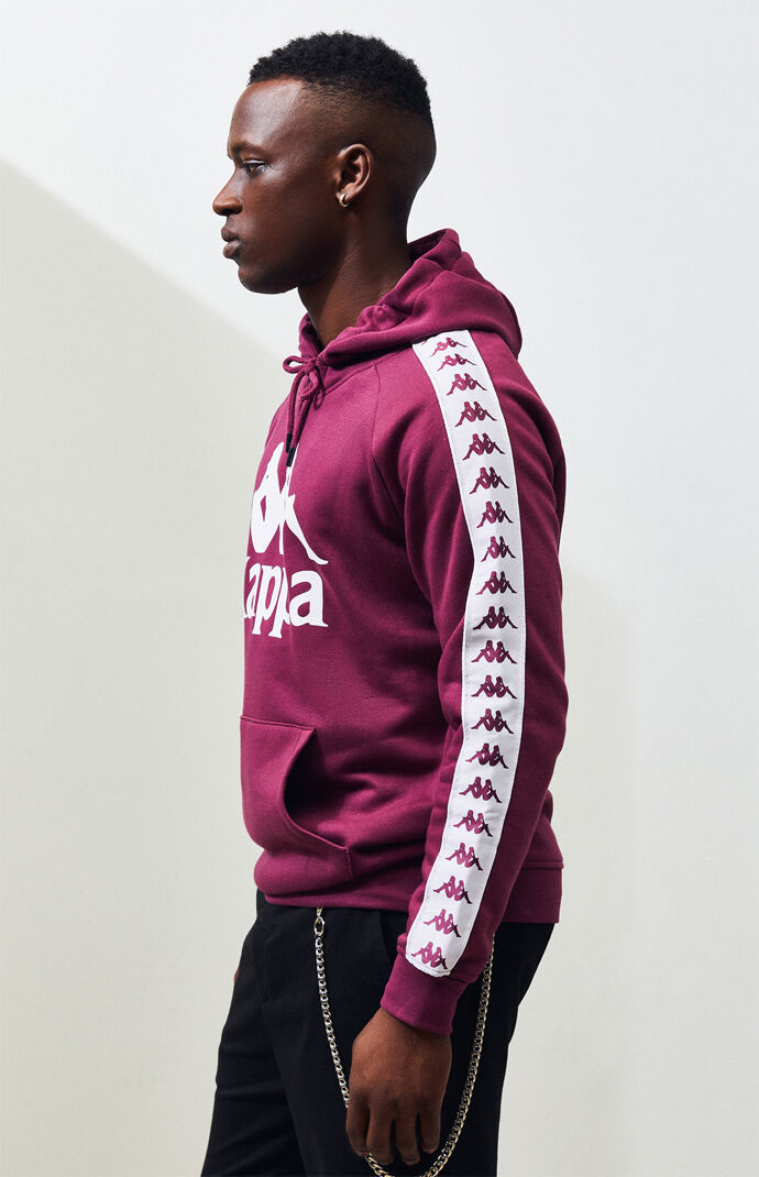Kappa maroon hoodie new arrivals