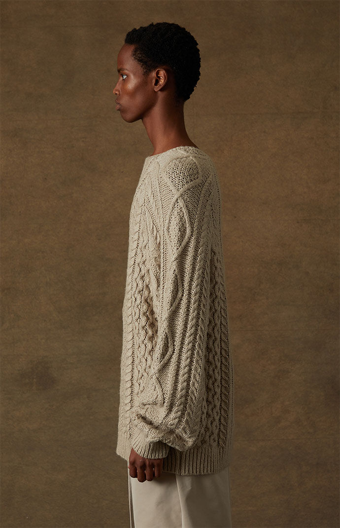 Essentials Fear Of God Smoke Cable Knit 