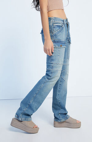 Dream Maker Relaxed Mid Rise Jeans image number 3