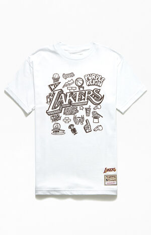 Doodle Los Angeles Lakers T-Shirt image number 1