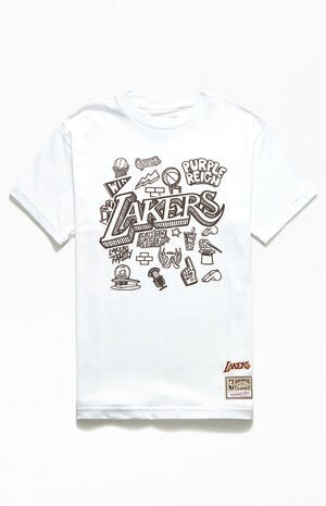 Doodle Los Angeles Lakers T-Shirt image number 1