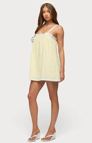 Hipla Contrast Lacey Cotton Dress image number 2