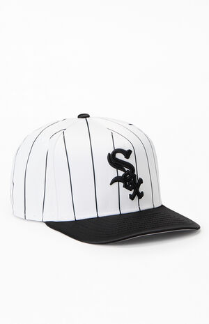 Chicago White Sox 9FIFTY Satin Pinstripe Snapback Hat image number 1
