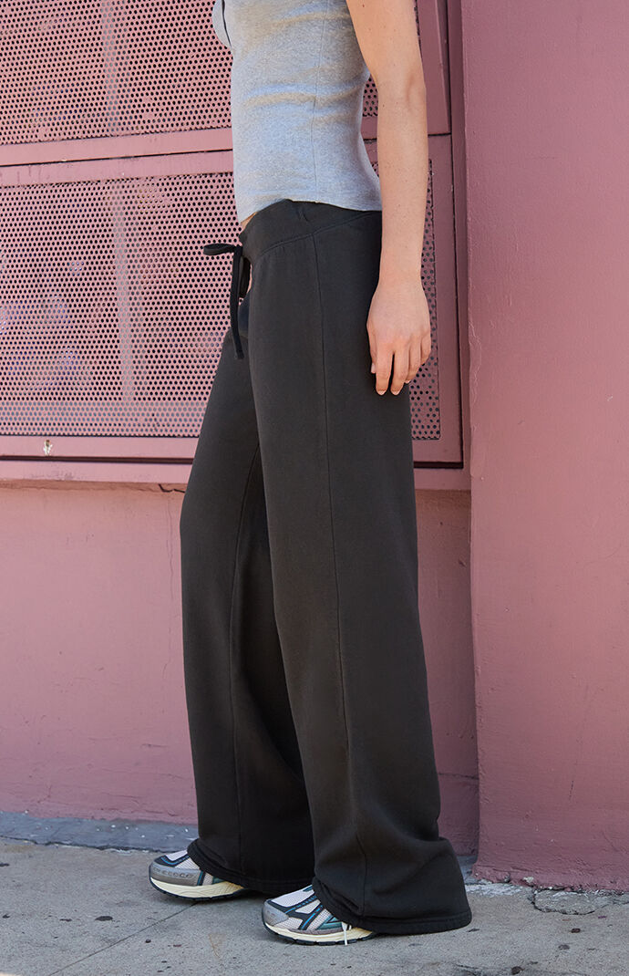 John Galt Black Hilary Baggy Sweatpants