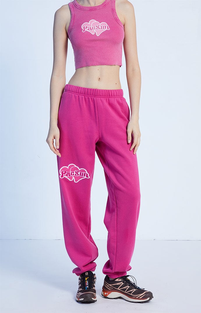 Pacsun pink sweatpants shop