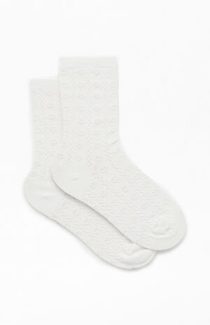 Heart Pointelle Socks image number 2