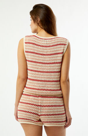 Tami Striped Knit Shorts image number 4