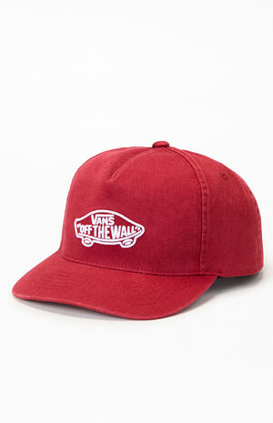 Red Classic Snapback Hat image number 4