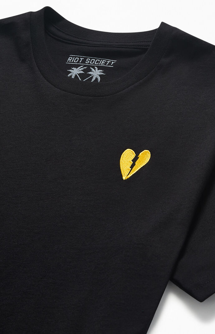 Broken Heart Embroidered T-Shirt