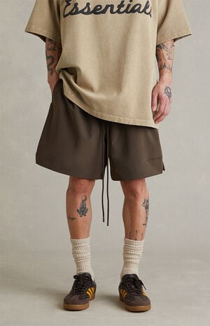 Brown Active Trace Classic Shorts image number 3