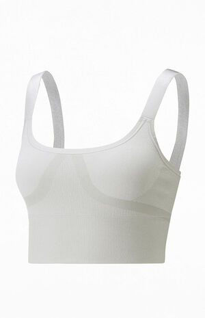 x Vogue Heather Grey Seamless Sports Bra image number 5