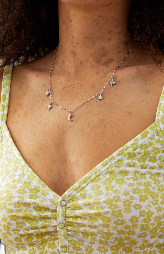 Rhinestone Starburst Necklace