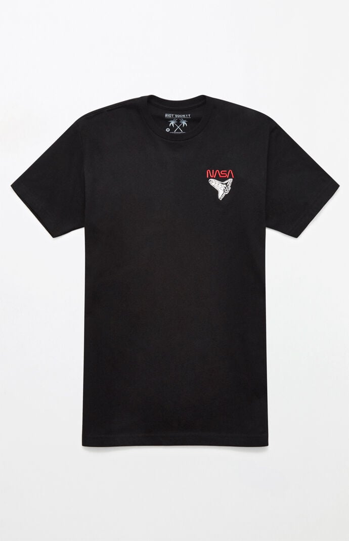 Riot Society NASA Shuttle Embroidery T