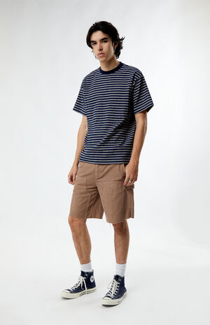 Compass Striped Texture T-Shirt image number 4