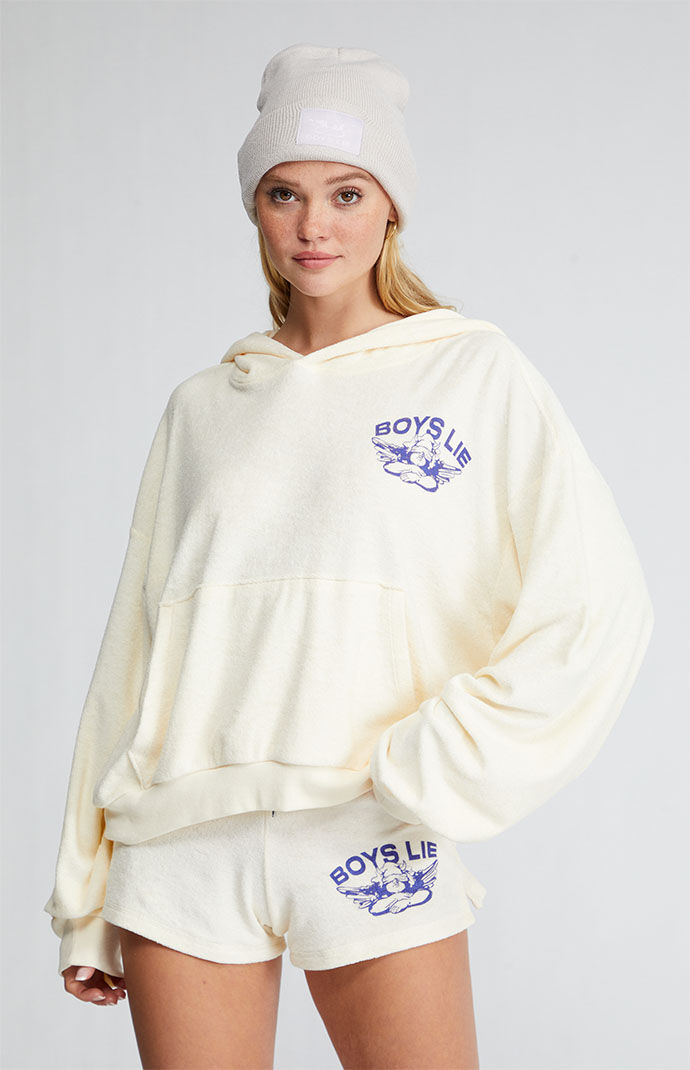 Boys cream hot sale hoodie