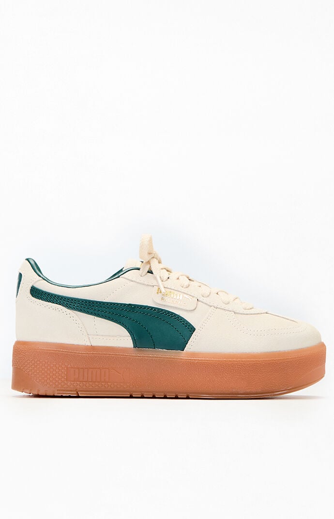 Puma Women's Green Palermo Elevated Sneakers
