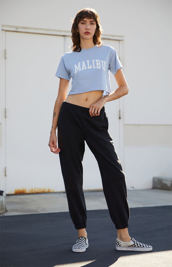 Malibu Raw Cropped T-Shirt