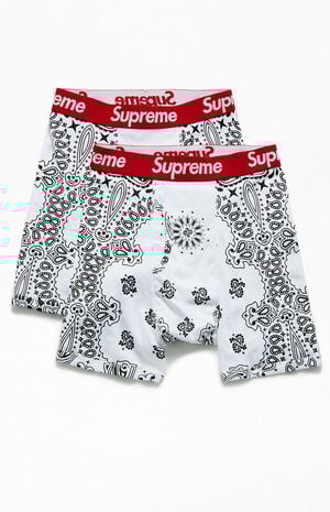 x Hanes 2 Pack Bandana Boxer Briefs image number 1