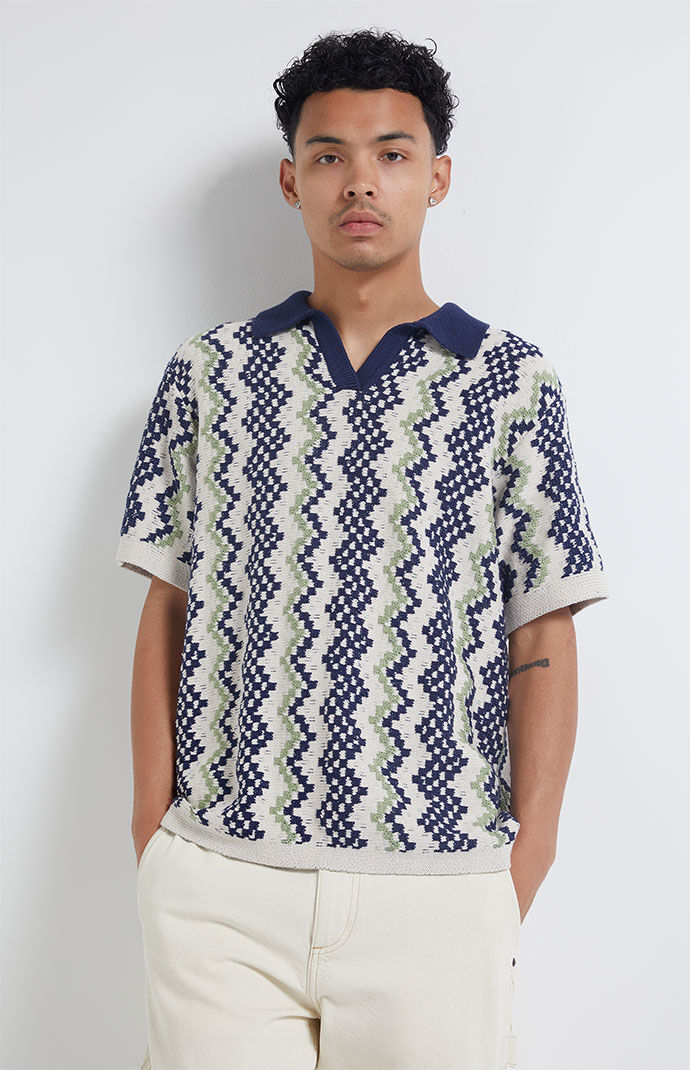 PacSun Crochet Polo T Shirt PacSun