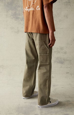 Eco Baggy Olive Carpenter Jeans image number 4