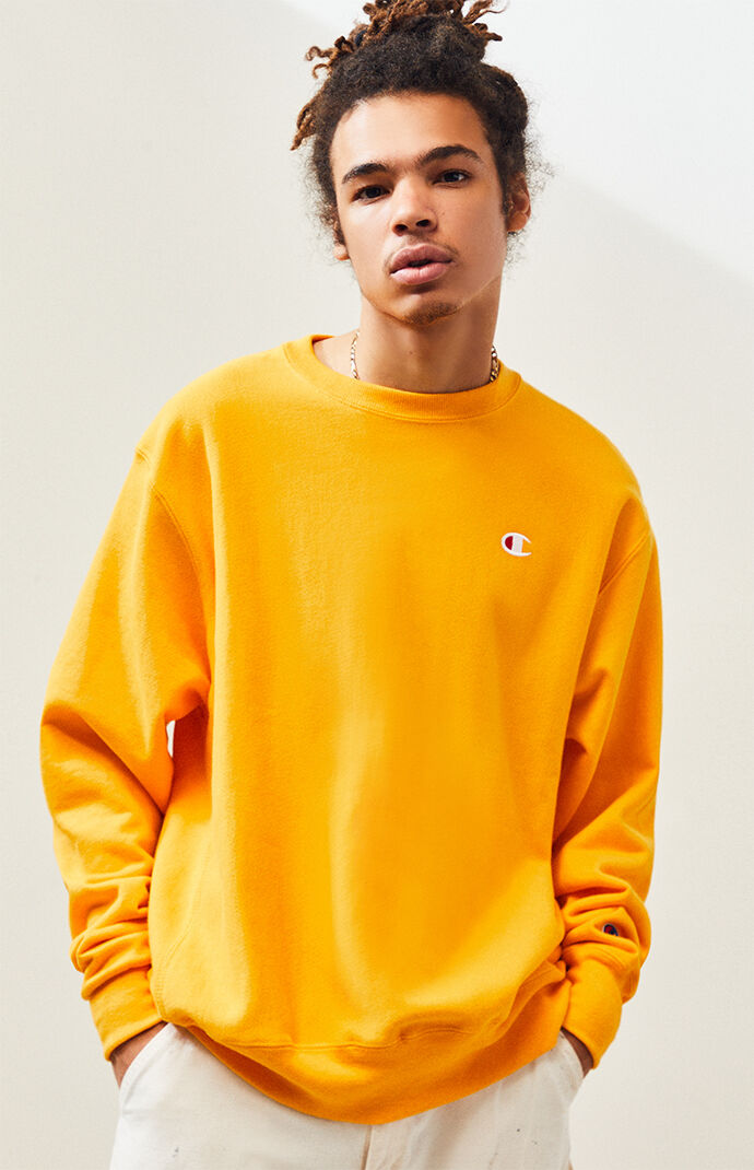Champion sweater pacsun yellow clearance