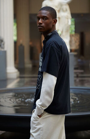 x PacSun Statue Clockwork Oversized T-Shirt image number 3