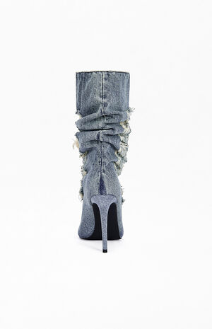 Women's Naelia Denim Stiletto Booties image number 3