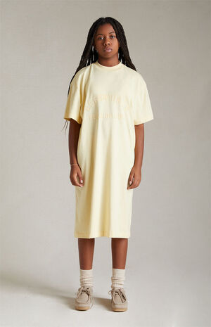 Essentials Garden Yellow 3/4 Sleeve T-Shirt Dress image number 1