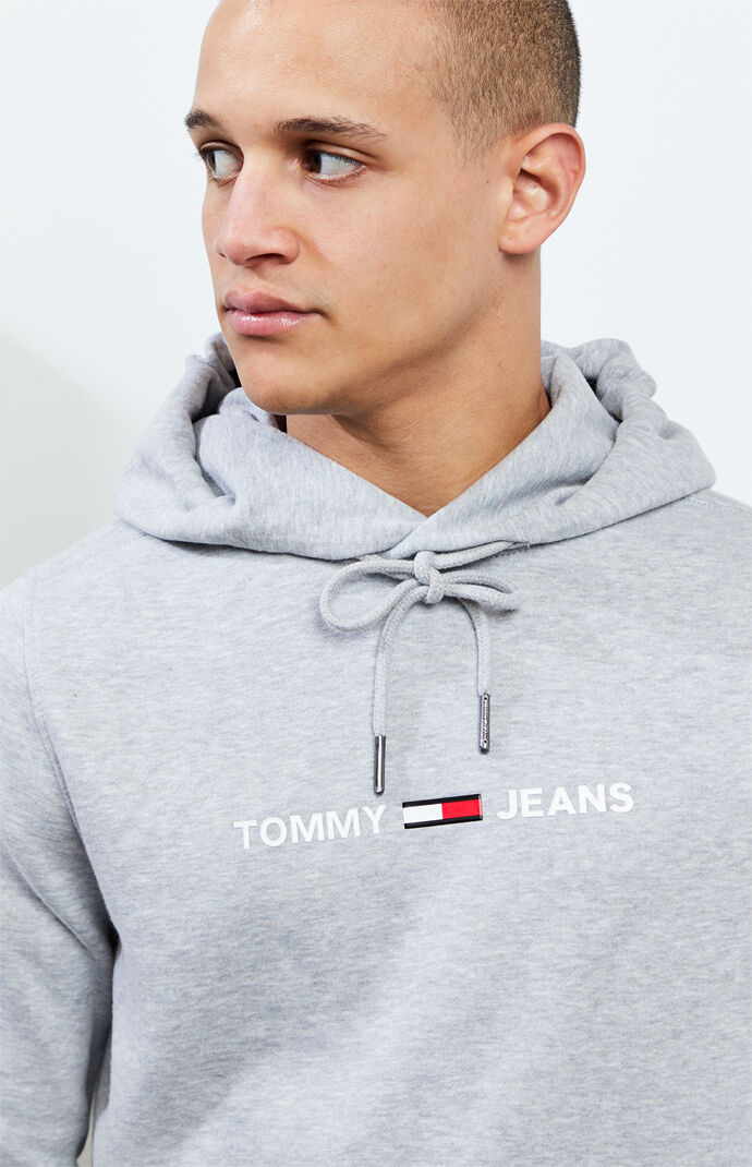 Heather Gray Logo Hoodie