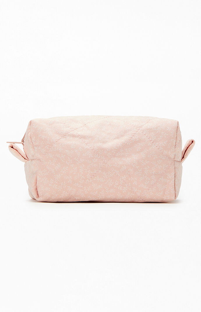 Floral Zip Makeup Bag