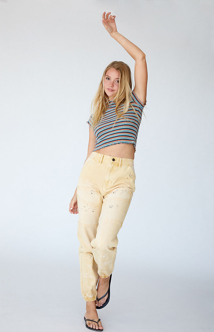 Double Pocket Utility Mom Joggers