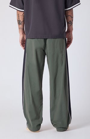 Green Brodie Baggy Track Pants image number 4