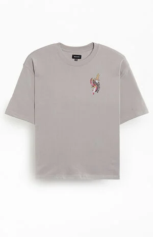 Sword Boxed Cropped T-Shirt image number 2