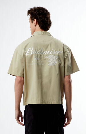 By PacSun Eureka Cropped Woven Camp Shirt image number 2