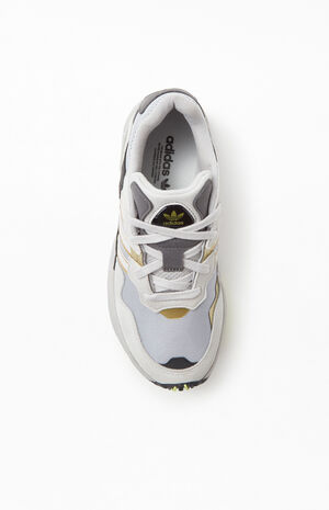 Grey & Gold Yung-96 Shoes image number 5