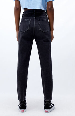 Black Ultra High Waisted Slim Fit Jeans image number 3
