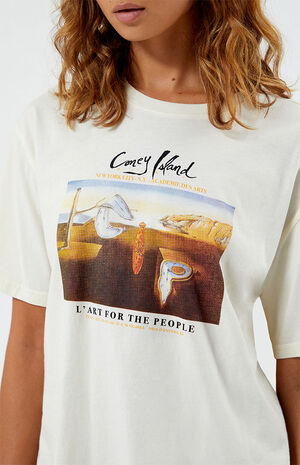 Organic L'Art For The People Oversized T-Shirt image number 2