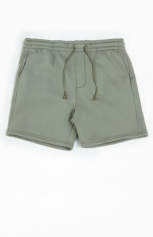 Light Gray Fleece Volley Shorts image number 1
