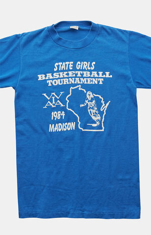 80s State Girls Basketbal Tournament Graphic T-Shirt image number 2
