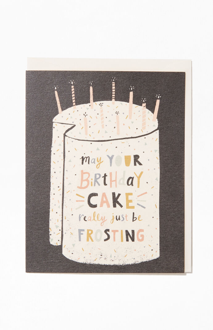Frosting Birthday Greeting Card