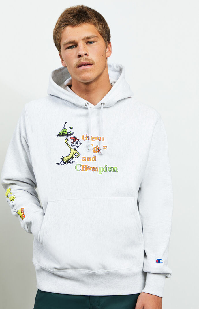 yellow champion hoodie pacsun