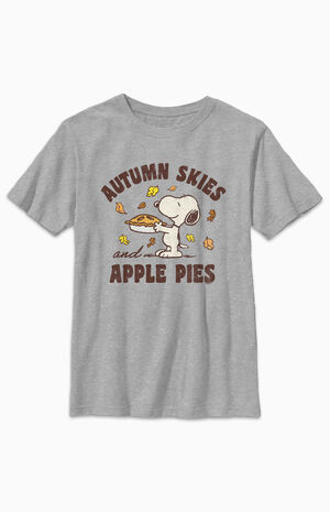 Kids Snoopy Autumn Skies T-Shirt image number 1