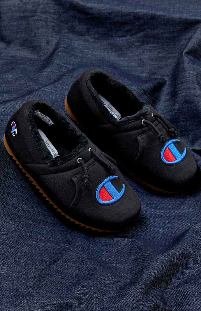 black champion slippers