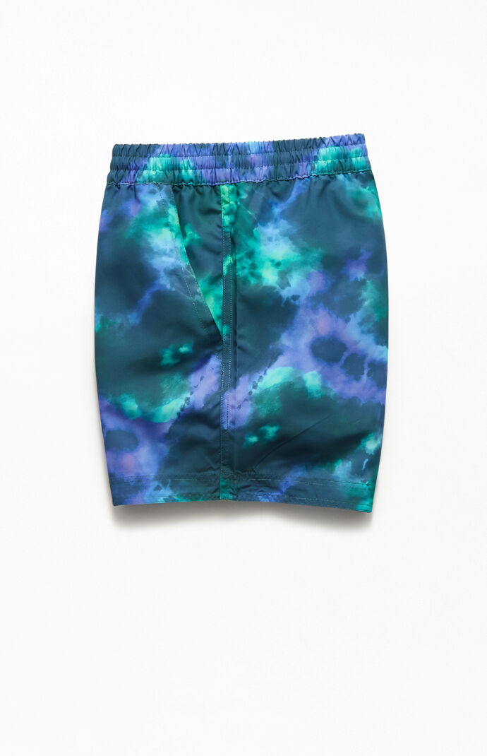 Tie-Dyed 15" Swim Trunks