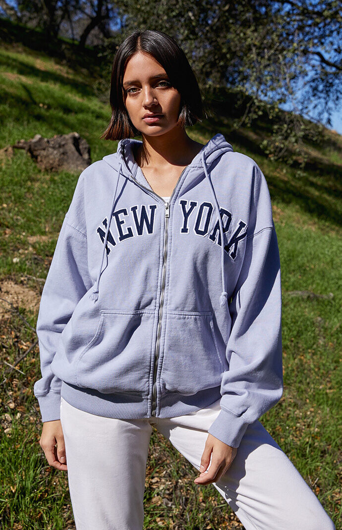 John Galt Light Blue New York Hoodie PacSun