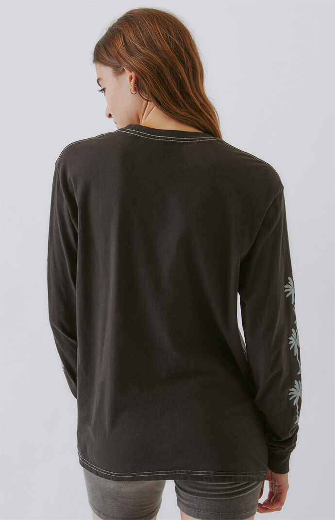 Vintage Surf Palm Tree Long Sleeve T-Shirt