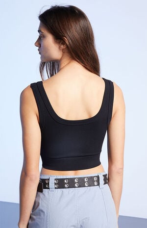 Thick Strap Seamless Tank Top image number 4