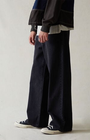 Eco Black Extreme Baggy Jeans image number 4