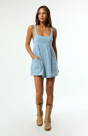 Lola Gingham Romper image number 5